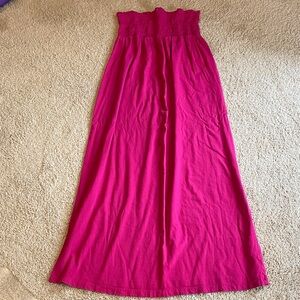 Elegant Pink Maxi Skirt